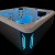 Wanna ogrodowe SPA Balboa 220x220 cm Akryl. Kompletne pokrywa schody