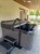 Wanna ogrodowe SPA Balboa 220x220 cm Akryl. Kompletne pokrywa schody