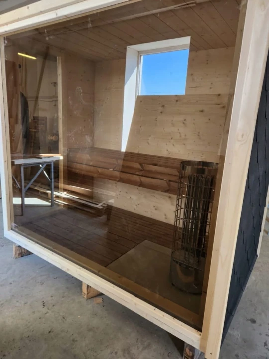 Sauna ogrodowa Scandi 220 x 230 x 150 cm