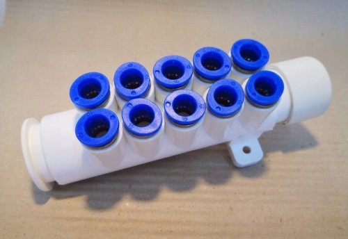 Rozdzielacz powietrza 32 mm 10 wyjść na wąż 10mm