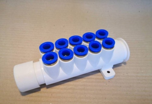 Rozdzielacz powietrza 32 mm 10 wyjść na wąż 10mm