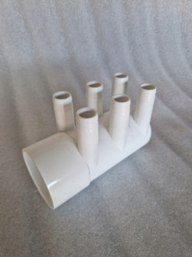 Rozdzielacz dystrybutor wody zaślepiony 2″ 6xD25 Jacuzi