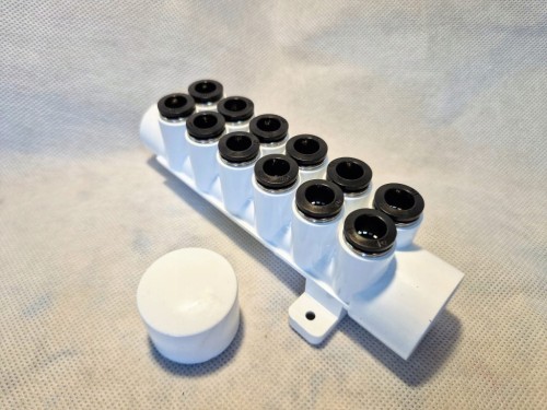 Rozdzielacz powietrza 32 mm 12 wyjść x 10mm
